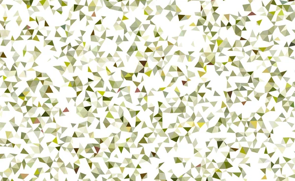 Oro Verde Bianco Triangoli Texture Sfondo — Vettoriale Stock