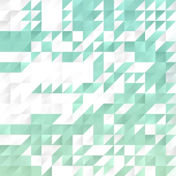 Fond Texture Triangles Vert Blanc Gris — Image vectorielle