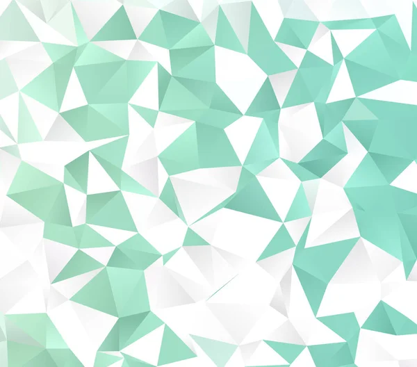 Fond Texture Triangles Vert Blanc Gris — Image vectorielle