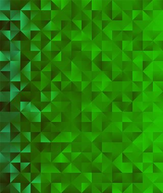 Zümrüt yeşili mücevher ya da cam desenli üçgen dikişsiz arkaplan