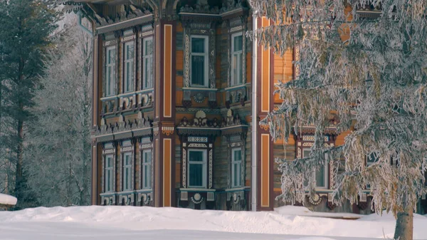 Geleneksel Rus Sarayı - terem bir ormanda.