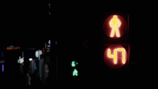 Feu de circulation de Moscou compte à rebours en quelques secondes 