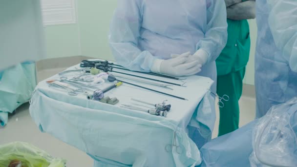 Chirurgie laparoscopique de l'abdomen — Video