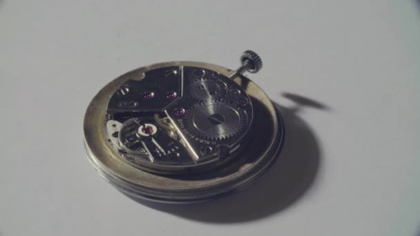 Mécanisme de fonctionnement de la vieille horloge — Video