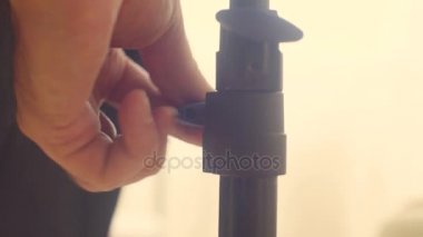 El katlanmış tripod, vida mans