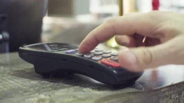 PIN kodu PIN pad Terminal üzerinde arama el