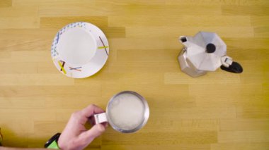 Cappuccino bir espresso makinesi olmadan yapma