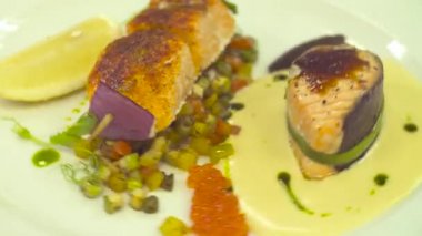 Balık ve sebze - hazır yemek