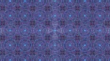 Animasyon. Dönen küçük mandalaların deseni