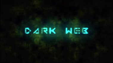 Tekno Karanlık Web metin canlandırması