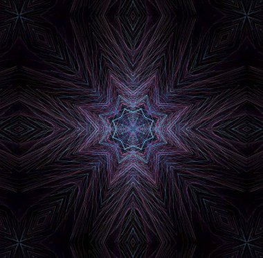 Yuvarlak soyut geometrik desen. Mandala.