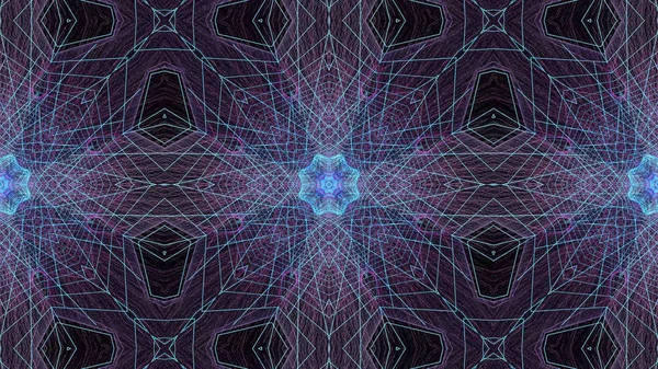 Abstract Geometric Pattern Mandala Background Illustration — Stock Photo, Image