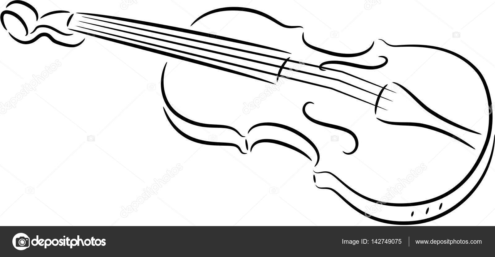 Violin Silhouette Clip Art