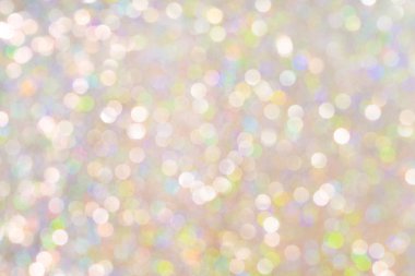 Işıklar açık renkli renkli, yumuşak bulanık Bokeh, soyut Defocused