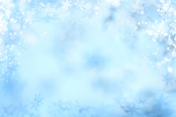 Snowflake Background, Winter Snow Flake Abstract Decoration — Stock Photo, Image