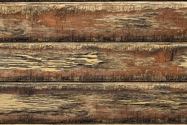 Fundo de madeira, tábuas de madeira envelhecidas velhas, assoalho ou parede resistidos — Fotografia de Stock