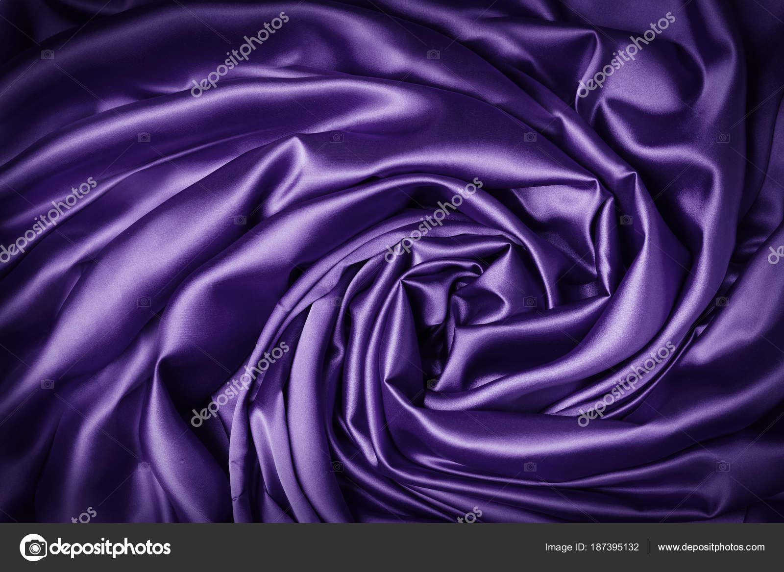 Silk Cloth Swirl Spiral Background, Purple Swirled Fabric Knot, Abstract  Satin Drapes Stock Photo by ©vladimirs 187395132