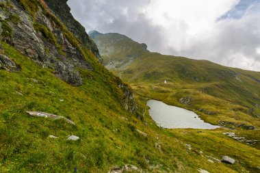 Romen Karpatlar ve buzul Gölü Capra