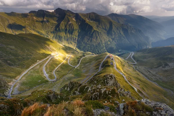 Transfagarasan autostrady w Rumunii — Zdjęcie stockowe