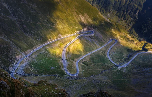 Autopista Transfagarasan en Rumania — Foto de Stock