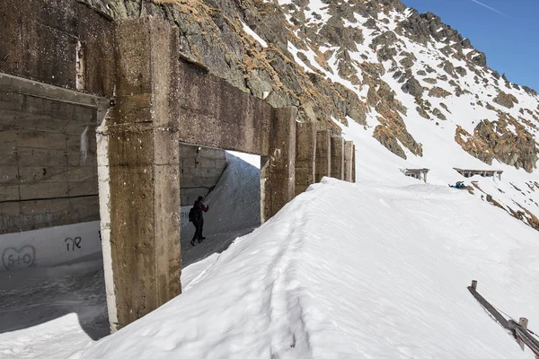 Von Schnee bedeckte Alpen — Stockfoto