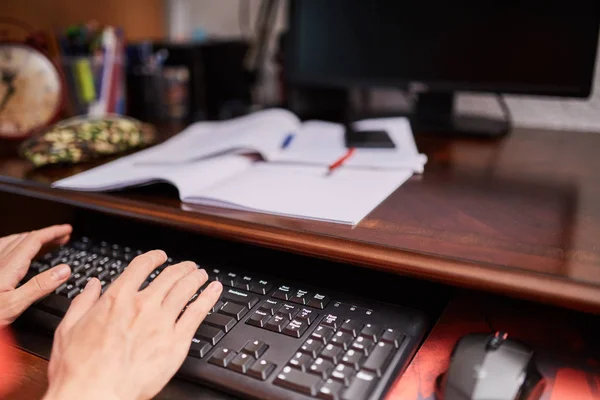 Student doing homework — Stock Photo, Image