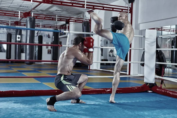 İki muay Tay savaşçı