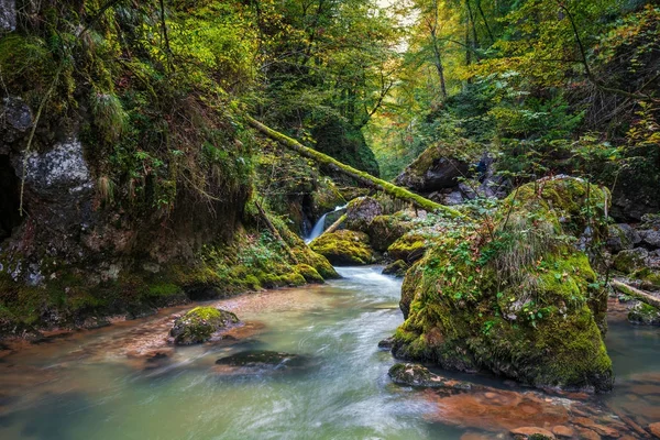 Río Galbena en el Parque Nacional Apuseni — Foto de Stock