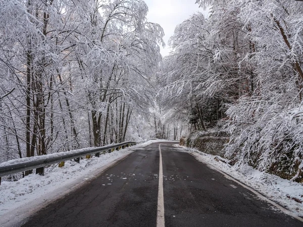 Transfagarasan Autoroute Dans Les Montagnes Fagaras Roumanie — Photo