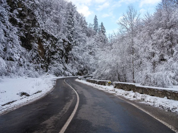 Transfagarasan Motorväg Fagaras Berg Rumänien — Stockfoto