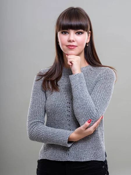 Carino ragazza adolescente — Foto Stock