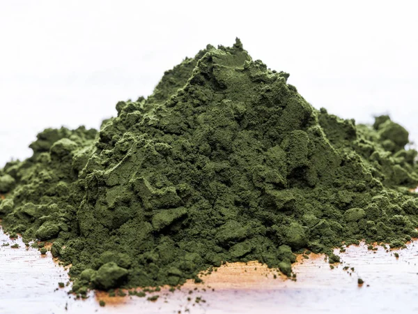 Haufen Chlorella-Pulver — Stockfoto