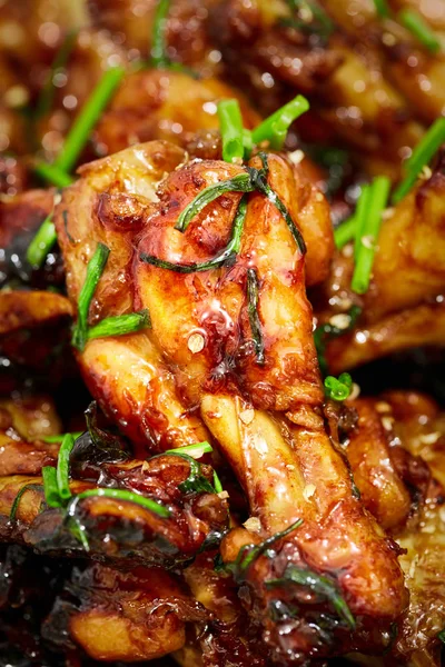 Chicken Wing Drumsticks Karamellisiert Thai Rezept — Stockfoto