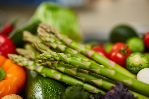 Grupo Vários Verduras Close Tiro Estúdio — Fotografia de Stock