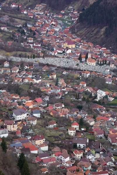 Aerial View Brasov City Romania — Stock Photo, Image