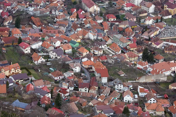 布拉索夫城市鸟瞰图 罗马尼亚 — 图库照片