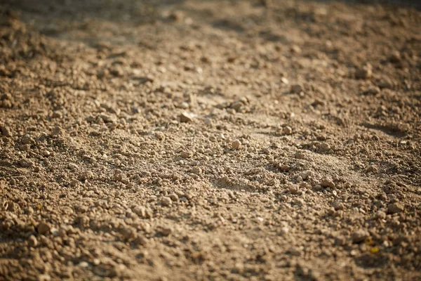 Seçici Odak Ile Sürülmüş Harrowed Kara Closeup — Stok fotoğraf