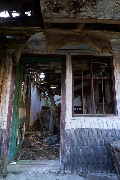 Ruinée Maison Abandonnée Dans Les Montagnes — Photo
