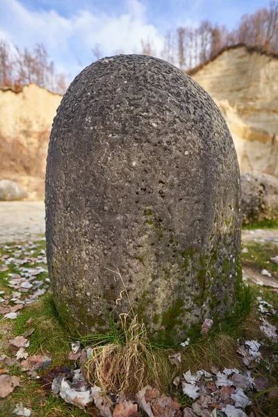 Sedimentary Rocks Concretions Natural Park Romania — Stock Photo, Image