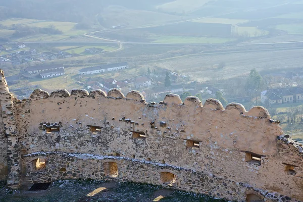 Middeleeuwse Vesting Gotische Stijl Met Stenen Muren — Stockfoto