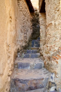 Rupea Bv, Romanya - 4 Ocak 2019: Romanya 'nın Rupea kentinden kale, tarihi bir kent ve popüler bir turizm beldesi