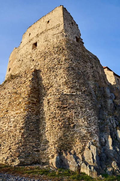Ruínas Fortaleza Medieval Topo Colina — Fotografia de Stock