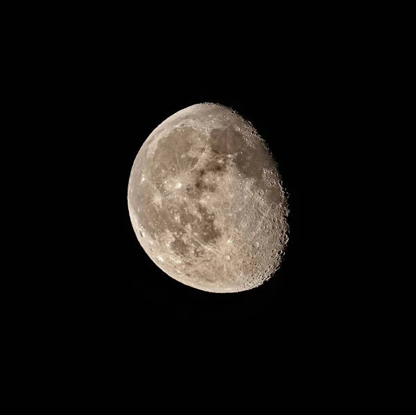Lua Fase Gigantesca Minguante — Fotografia de Stock