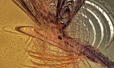 teknolojik altyapı 3D render 