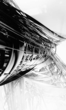 3D render fütüristik arka plan 