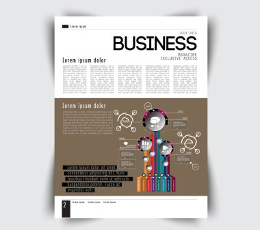 Gazete şablon çizimi 