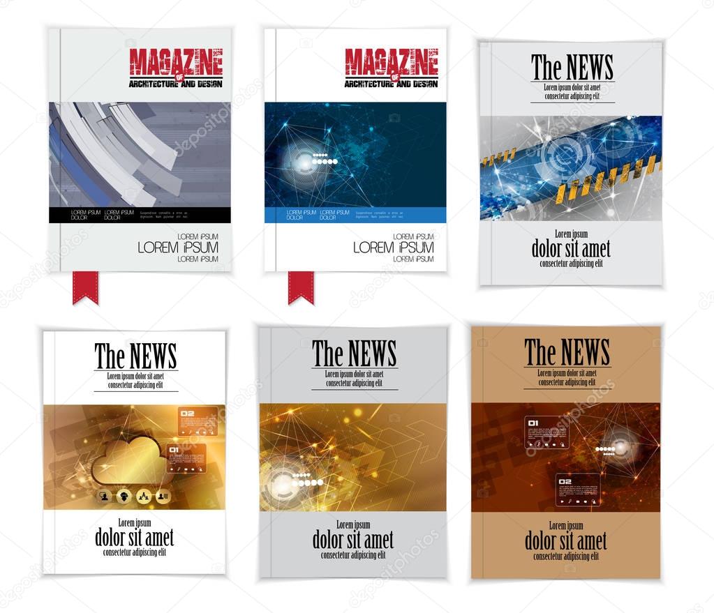Business brochure covers 