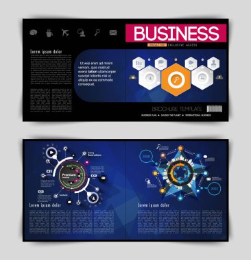 modern iş broşürü