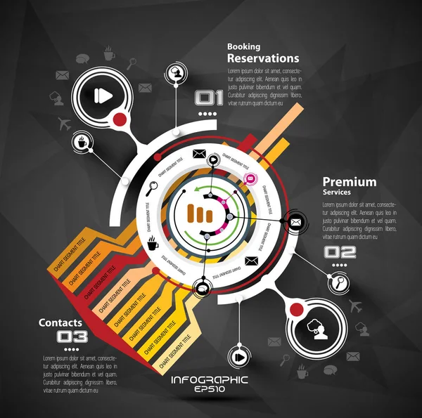 Moderne infographic illustratie — Stockvector