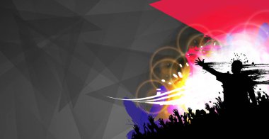 İnsanlar dans partisi olay